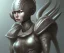 Placeholder: alien warrior female full