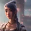 Placeholder: portrait,beautiful asian robot, post-apocalyptic in a cyberpunk city, realistic, intriacte detail, sci-fi fantasy style, volumetric lighting, particales,highly detailed,cinamatic, deep