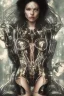 Placeholder: cyberpunk, black latex body, women, body portrai, highlight eyes perfect, skin, tron, cyborg, perfekt sexy, real, dream, hr giger