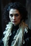 Placeholder: White middle aged women who is the queen of dark magic. She has crazy curly black hair and deep dark eyes