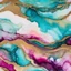 Placeholder: Alcohol ink art tile pattern. Vibrant, fantasy, delicate, ethereal. Sea. Shades of gold, magenta, aqua, turquoise, white. waves on shore. Background ink drip.