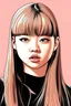 Placeholder: blackpink lisa photo turned into vector