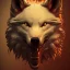 Placeholder: Wolf, red, fire, blood, gore, teeth, 8K, cinematic lighting, sharp focus, masterpiece, expert