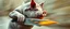 Placeholder: faster than a greased muscle pig in a knife fight in a phone both on ai steroids. motion blurred background, speed and energy, goa trance poster