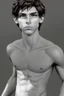 Placeholder: Appearance: Ari has a mixed-race skin tone with a light brown complexion. He has dark hair in a page boy haircut, and his hair length could be somewhere in-between long and short. His face is thin with high cheekbones and gray eyes that are often full of emotion. He stands at around 5 feet 7 inches tall, with a lean build that suggests he doesn't engage in a lot of physical activity. He is of average attractiveness with a boyish face.