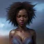 Placeholder: portrait, curly hair,african woman, dark brown eyes, final fantasy, ethereal, 8k quality, highly detailed, galaxy sky, dynamic lighting, rdshift difusion, clouds hair