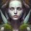 Placeholder: Portrait of beautiful girl, plant, metal, feathers, Dryad, fae, sidhe, ominous, nature, plants, wildflower, facepaint, dnd character portrait, intricate, oil on canvas, masterpiece, expert, insanely detailed, 4k resolution, retroanime style, cute big circular reflective eyes, cinematic smooth, intricate detail , soft smooth lighting, soft pastel colors, painted Renaissance style,bokeh,macro lens, 800mm lens