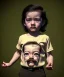 Placeholder: Salvador Dali toddler, full body, dramatic lighting, hyper realistic