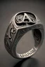 Placeholder: ring Engraved 'A' letter