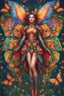 Placeholder: Full body Beautiful anthropomorphic lady butterfly colorful art conceptual, amazing artwork, hyper detailed, ultra maximalist quality, 12k