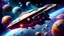 Placeholder: High Quality, Masterpiece, Space, Stars, Spaceship, Planets, Pretty, Beautiful, Colorful,