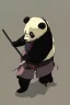 Placeholder: Panda in samurai armour