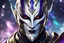 Placeholder: Jhin in 8k live action artstyle, cosmic mask, close picture, intricate details, highly detailed, high details, detailed portrait, masterpiece,ultra detailed, ultra quality