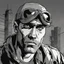 Placeholder: man, portrait,comic book, face, post-apocalypse