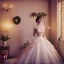 Placeholder: christmas ambience, bridal model, cinema 4d, octane render, high detail