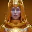 Placeholder: beautiful cosmic golden woman, long hair, nice smiling, magic glamour make up, delicate colors, beautiful glamour galactic golden dress, ultra sharp focus, 8k, unreal engine 5, extremely sharp detail, light effect, soft light atmosphere of a spaceship, smooth, full of details, face in front, complete vision of body