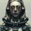 Placeholder: Singer Danish MØ face, Style cyberpunk, watercolor illustration by <John Kenn Mortensen> <Yoji Shinkawa>,