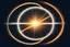 Placeholder: rotating circle of energy(bottom and right) giving off sparks, smoke trail across(bottom and then up left), as a vector