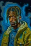 Placeholder: portrait of travis scott by van gogh