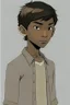 Placeholder: Appearance: Ari has a mixed-race skin tone with a light brown complexion. He has dark hair in a page boy haircut, and his hair length could be somewhere in-between long and short. His face is thin with high cheekbones and dark eyes that are often full of emotion. He stands at around 5 feet 7 inches tall, with a lean build that suggests he doesn't engage in a lot of physical activity.