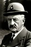 Placeholder: Adolf Hitler with a white beard and sata hat