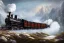 Placeholder: STEAM train WESTERN mountain bridge