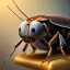 Placeholder: large cockroach sitting on couch in livingroom, 8k resolution, high-quality, fine-detail, iridescent, intricate, digital art, detailed matte, volumetric lighting, illustration, 3D octane render, brian froud, howard lyon, selina french, anna dittmann, annie stokes, lisa parker, greg rutowski, George Grie, Ben Goossens, Igor Morski