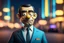 Placeholder: Mr. Bean as homer simpson character in the style of tron movies , bokeh like f/0.8, tilt-shift lens 8k, high detail, smooth render, down-light, unreal engine, prize winning