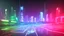 Placeholder: hacker city with neon lights