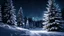 Placeholder: christmas time,photo of a snowy fir forest,christmas magic, midnight hour,fireflies,reflections,8k, volumetric lighting, Dramatic scene