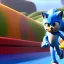 Placeholder: sonic races the subway