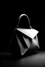 Placeholder: CREATE AN IPERREALISTIC AND REAL HANDBAG INSPIRED BY GEOMETRIC ORIGAMI, MUST BE ELEGANT AND FOLDABLE.