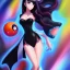 Placeholder: Full body portrait, painting, medium shot lady style of Pokemon