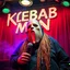 Placeholder: a very fat swedish man, with a mask with only a hole for the mouth, he is called "KEBAB MAN" performing at death metal club, his name is "KEBAB MAN" kebab rolls On stage, kebab Neon lights and smog, and "KEBAB MAN" big sign on the wall, he singing with mic, text in swedish! no translate mr. stable ai, text in swedish! no translate mr. stable ai, text in swedish! no translate mr. stable ai