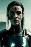 Placeholder: portrait post-apocalypse ,latex cyborg in a cyberpunk city, sci-fi fantasy style, 8k,dark coloursA portrait post-apocalypse cyborg Sofia Boutella in a cyberpunk city, sci-fi fantasy style, 8k, volumetric lighting, particales,highly detailed,cinematic, deep scars on face,deep colours.