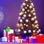 Placeholder: new year 2022, christmas tree, toys, HD quality, badminton, shuttlecocks