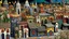 Placeholder: A silver colored vampiric village designed in Oaxacan alebrijes painted by Gustav Klimt