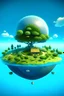 Placeholder: peaceful floating world