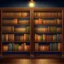 Placeholder: Generate an image of a table with wooden shelves and a warm, inviting atmosphere. The bookshelf should be well-lit with soft, natural lighting. The empty shelves should be neatly organized and evenly spaced. The background should be slightly blurred to emphasize the empty bookshelf. The overall composition should be visually appealing and suitable for showcasing custom book covers.