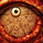 Placeholder: an eye as pizza, one slice removed, by gregory grie, naoto hattori, mihai criste, sara arasteh, 8k resolution, high-quality, fine-detail, intricate, digital art, detailed matte, volumetric lighting, dynamic lighting,