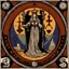 Placeholder: A tarot card is also a postage stamp.