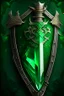 Placeholder: The crest for the Emerald Alliance is a green emerald gemstone with a sword piercing through it. This would represent the city of Emerald Bay and the adventurers who helped protect it.