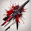 Placeholder: [art by Jean-Paul Riopelle] the name of this knife is "zombie killer", it is a nice bloody blade, well balanced in the hand. It destroyed a lot of zombies' brains