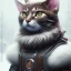 Placeholder: Cyberpunk Portrait of cyborg cat child with brown hair and with cute face, north pole snowy vibe , perfect composition, hyperrealistic, super detailed, 8k, high quality, trending art, trending on artstation, sharp focus, studio photo, intricate details, highly detailed, by greg rutkowski