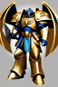 Placeholder: warhammer, space marine, lost legion, dragon legion, dragon warrior, fan art, dragon armor, dragon helmet, golden armor, armor with scale, second legion emblem, helmet details, bolter