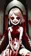 Placeholder: girl_smiling,_liquid_guts,_full_body,_creepy,_horrifying,_dreadful,_sinister,blood, guts, dark red tones,