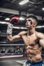 Placeholder: a young boxer fighting , ex uck military in a long path to usa