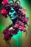 Placeholder: Dynamic ink art by alberto seveso of a full man body shot, long legs ,crawn, wide shot, cyberpunk plants and flowers, neon, vines, flying insect, front view, dripping colorful paint, tribalism, gothic, shamanism, cosmic fractals, dystopian, dendritic, artstation: award-winning: professional portrait: atmospheric: commanding: fantastical: clarity: 64k: ultra quality: striking: brilliance: stunning colors: amazing depth, cute colorful lighting (high definition)++, photography, cinematic, detaile