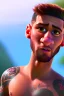 Placeholder: hyper realist, hyper detailed, stunningly neymar jr, MO-DI CARTOON style