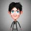 Placeholder: 2d cartoon realistic animation character